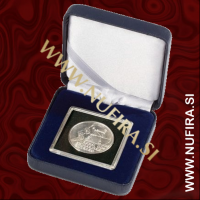 Etui za kovance NOBILE: QUADRUM (50x50 mm), moder