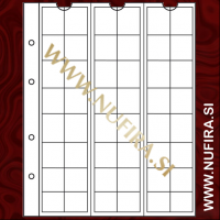 Listi NUMIS, 48x17 mm, prozoren (5x)