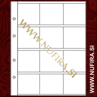 Listi NUMIS, 12x (50x50) (K50), prozoren (5x)