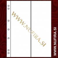 Listi NUMIS, 2 x predal za bankovce in kartice (2VC), prozoren (10x)