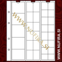 Listi NUMIS, MIX (33 različnih žepkov), prozoren (5x)