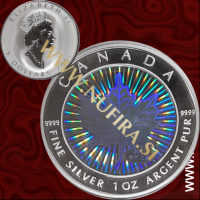 2001 Kanada, Javorjev list, Hologram, 5 CAD, 1oz, srebrnik 2001 Kanada, Javorjev list, Hologram, 5 CAD, 1oz, srebrnik