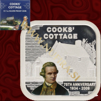 2009 Cookovi otoki, Cooks Cottage, 1 DOLLAR, 1 oz, srebrnik