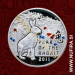 2010 Niue, Year of Rabbit, 1 Dollar, srebrnik