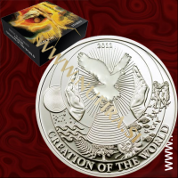 2011 Palau, Biblical Stories: Creation of World, 2 USD, 0.5 oz, srebrnik