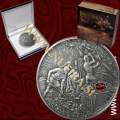2011 Palau, Treasures of the World: Ruby, 5 USD, Ag, srebrnik