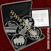 2011 Samoa, Coin Set, 3.8 Tala, srebrnik
