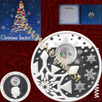 2012 Avstralija, Christmas Locket Coin, 1 AUD, 1 oz, srebrnik
