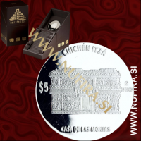 2012 Mehika, Chichen Itza: Casa de las Monjas, 1oz, 5 MXN, srebrnik