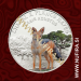 2012 Niger, Side-striped jackal, 1000 XOF, Ag, srebrnik