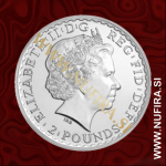 2013 Anglija, Britannia, 2 GBP, 1oz
