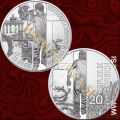 2014 Avstrija 20 EUR (Iron Curtain), Ag, srebrnik