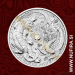 2018 Avstralija, Chinese Myths & Legends (Dragon & Tiger), 1 AUD, 1oz