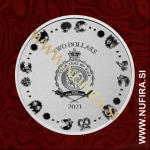 2021 Niue, Ms Pac-Man, 2 Dollars, 1oz, srebrnik 2021 Niue, Ms Pac-Man, 2 Dollars, 1oz, srebrnik