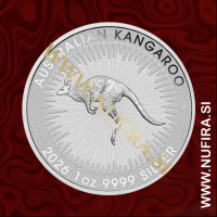 2026 Avstralija, Kenguru (Perth Mint), 1 AUD, 1oz, srebrnik