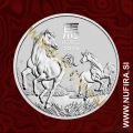 2026 Avstralija, Lunar 3, Konj, 1 AUD, 1oz, srebrnik