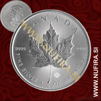 2022 Kanada (Javorjev list), 5 CAD, 1oz